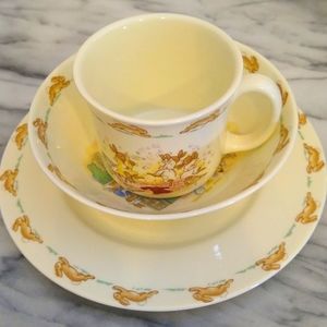 NWOT, Bunnykins by Royal Doulton 3 Piece Set